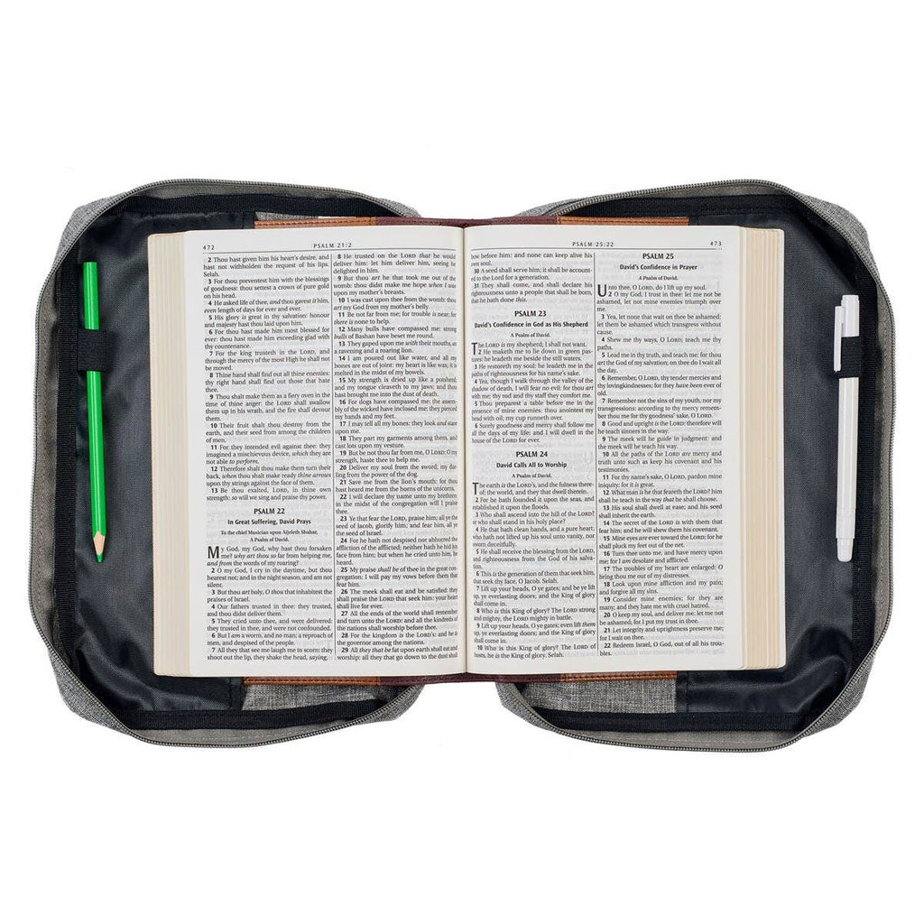 Bible Cover-Strong & Courageous Jsh. 1:9