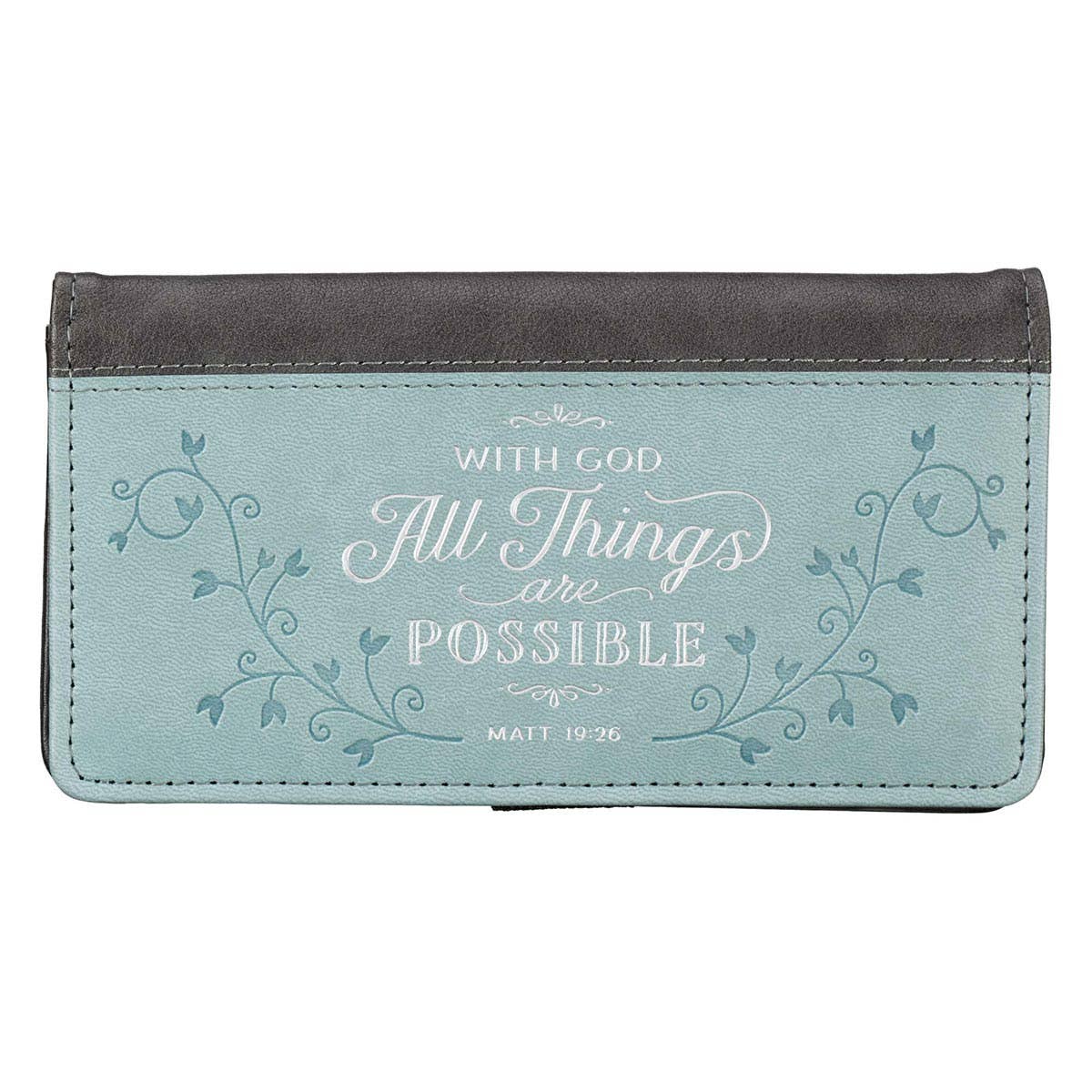 Checkbook Wallet- All Things Possible