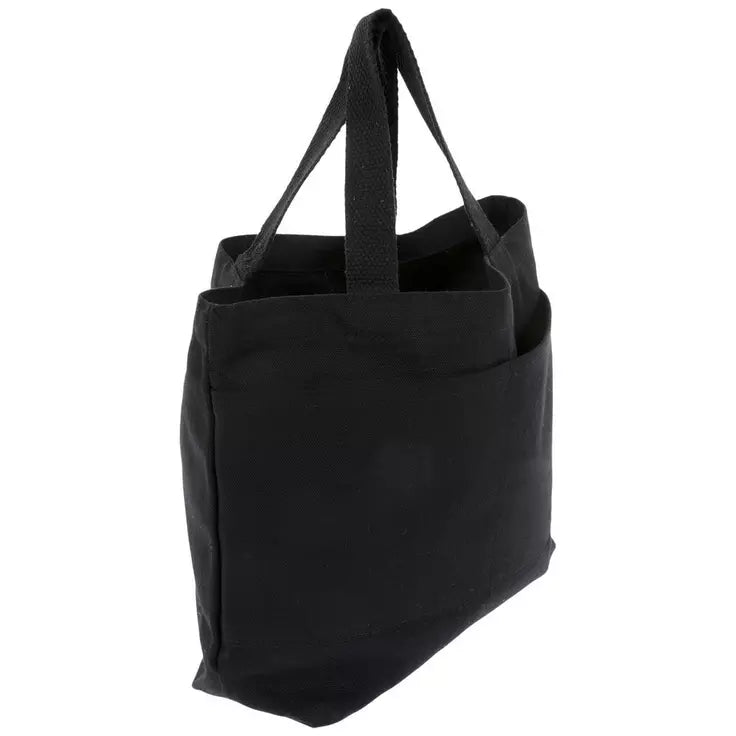 Black Large Canvas Bag