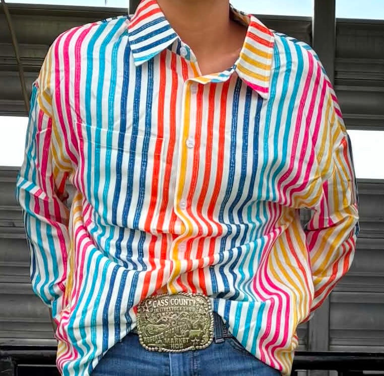 Striped Button Up Shirt