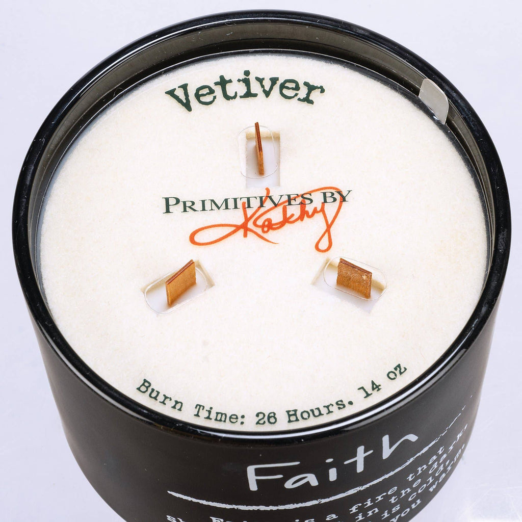 Faith Poetry Candle