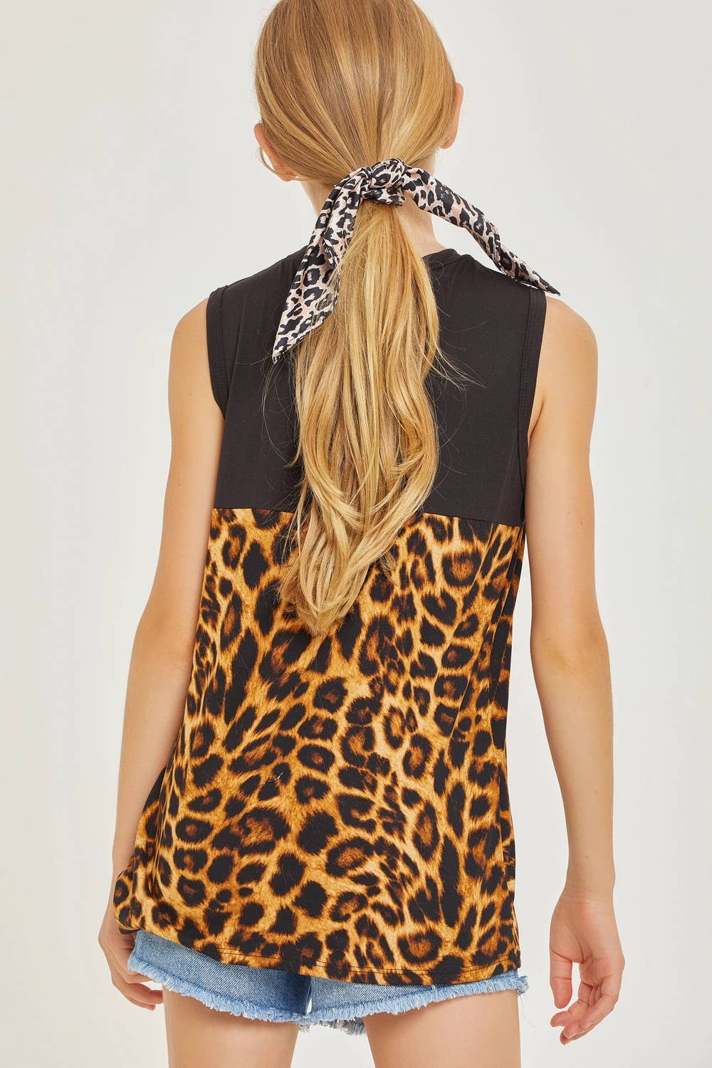 Leopard Sleeveless Tee