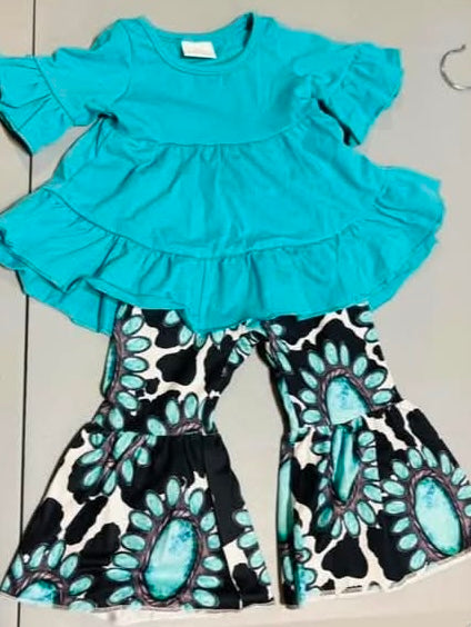 Turquoise Bell Set
