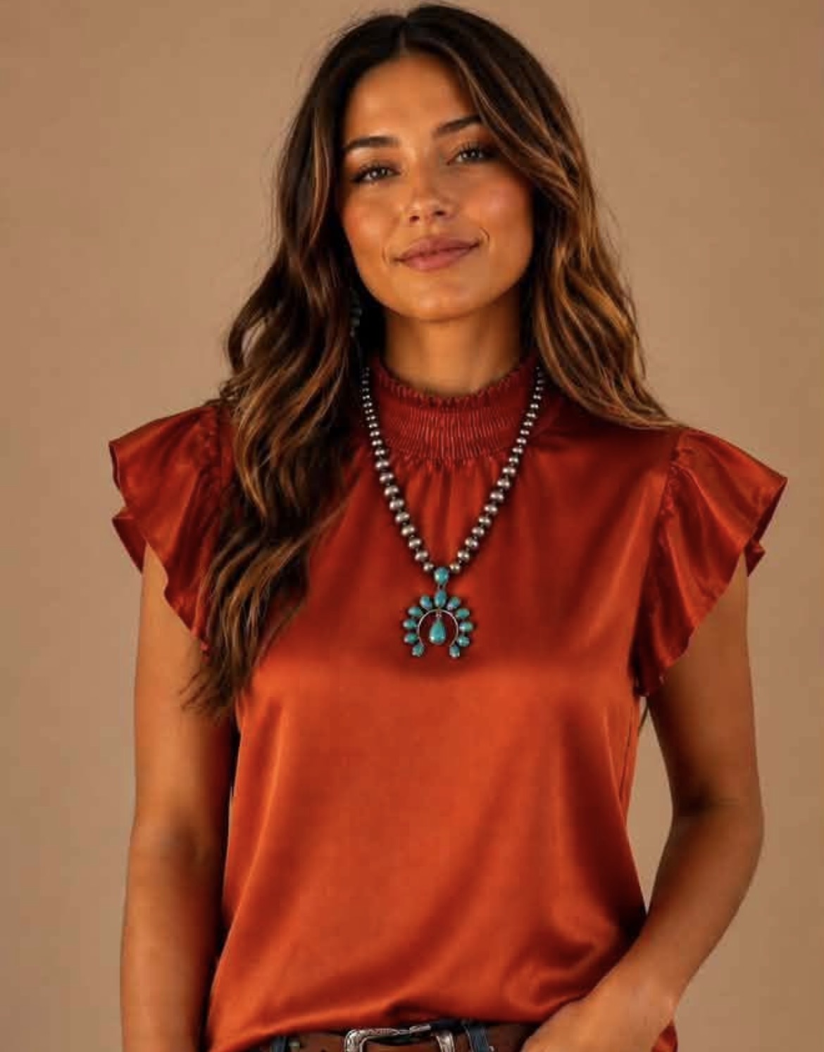 Ruffled Sleeve Shirt