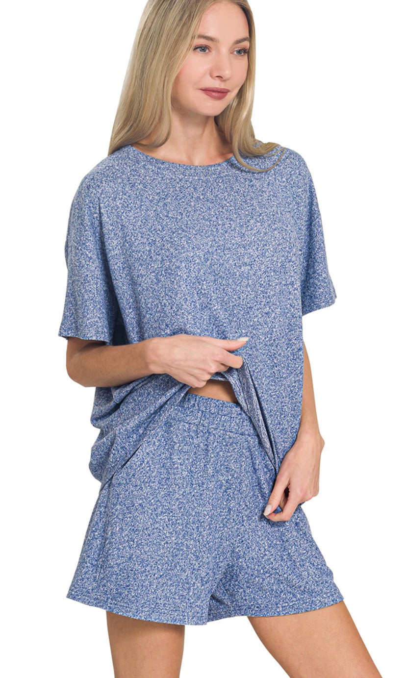 Melange Short Set