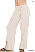 Linen Drawstring Pants