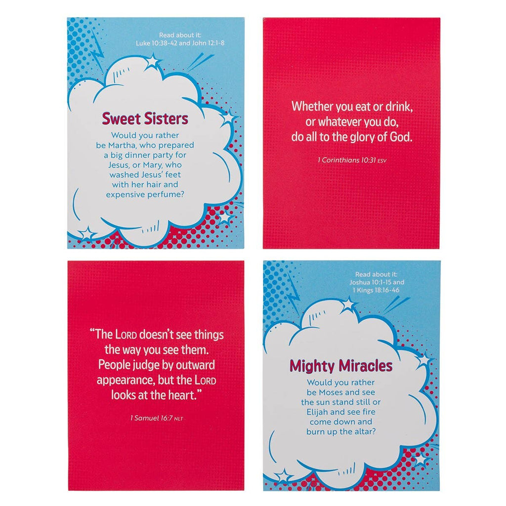 Conversation Starters for Families Would you Rather