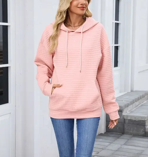Waffle Knit Hoodie